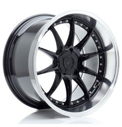 Japan Racing JR41 19x11 ET12-25 Blank Black Machined Lip 4szt + ceramika