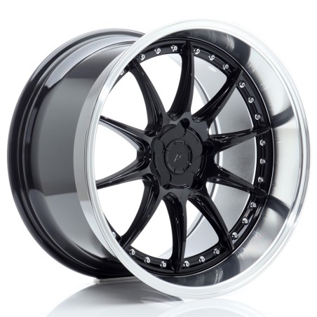 Japan Racing JR41 19x11 ET12-25 Blank Black Machined Lip 4szt + ceramika