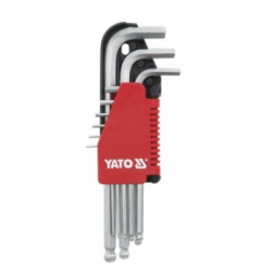 YATO YT-0507 KLUCZE HEX KULKA 9CZ. 2-10MM Cr-V