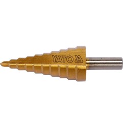 WIERTŁO STOPNIOWE STOŻKOWE TYTANOWE 4-22MM YATO