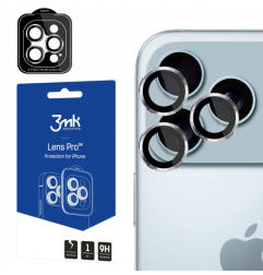 3mk Szkło na aparat iPhone 17 Pro /17 Pro Max 3mk Lens Protection Pro Silver