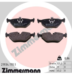 Zimmermann Klocki Hamulcowe tył Bmw, Mg, Rover, Saab