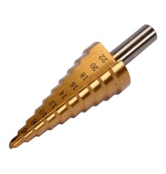 WIERTŁO STOPNIOWE STOŻKOWE TYTANOWE 4-22MM YATO WIERTŁO STOPNIOWE STOŻKOWE TYTANOWE 4-22MM YATO