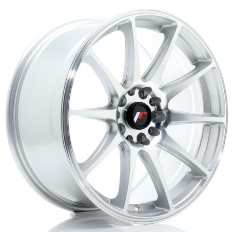 Japan Racing JR11 18x8,5 ET30 5x114,3 5x120 Silver Machined kpl + ceramika