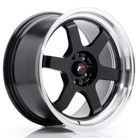 Japan Racing JR12 17x8 ET35 5x112 5x120 Gloss Black komplet + ceramika