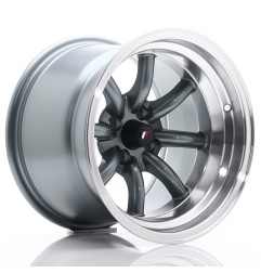 Japan Racing JR19 15x10,5 ET-32 4x100 Gun Metal komplet 4 sztuki + ceramika