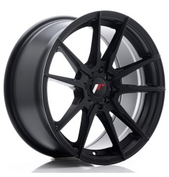 Japan Racing JR21 17x8 ET35 5x108 5x112 Matt Black komplet 4szt + ceramika