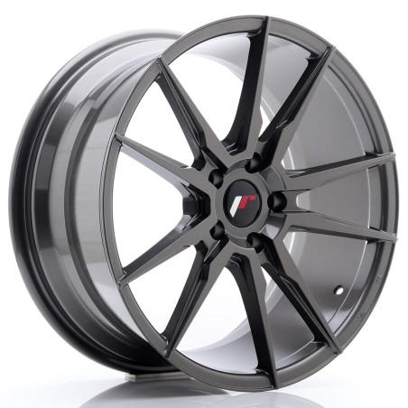 Japan Racing JR21 19x8,5 ET40 5x114,3 Hyper Gray komplet 4szt + ceramika