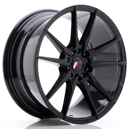 Japan Racing JR21 17x8 ET35 5x110 5x120 Gloss Black komplet 4szt ceramika