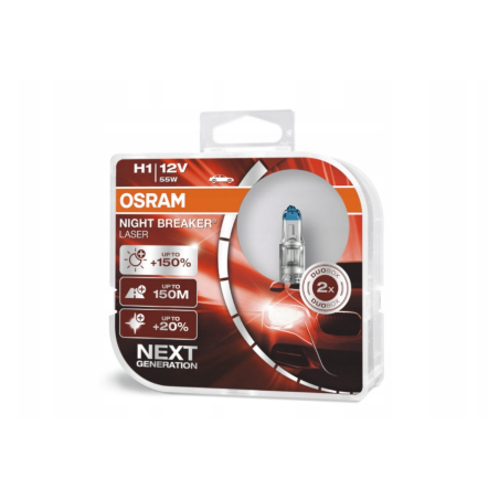 ŻARÓWKI OSRAM NIGHT BREAKER SILVER H1