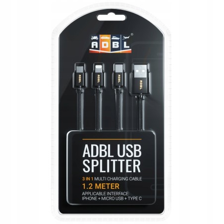 ADBL USB SPLITTER Rozdzielacz do ładowania telefonu