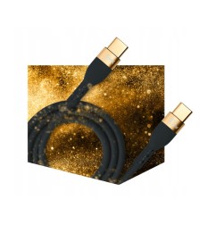 Kabel USB-C Typ-C 2m 100W 3mk Hyper Silicone Black