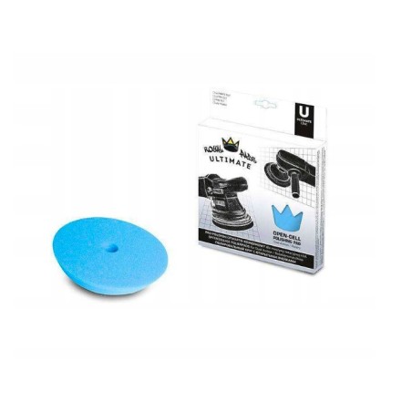 Royal U-ULTIMATE Uni Finish open cell - Pad polerski miękki, niebieski 130mm