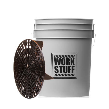 Work Stuff "WHEELS" szare wiadro detailingowe + Separator brudu