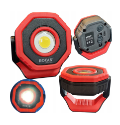 ROOKS Lampa warsztatowa RING WATERPROOF 700 LUM, 7W, 6500K, 3,7V, 2600 mAh, USB-C