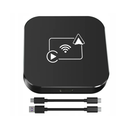 ADAPTER MULTIMEDIALNY BEZPRZEWODOWY CARPLAY 2W1 ANDROID AUTO