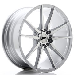 Japan Racing JR21 17x7 ET40 4x100 4x114,3 Silver Machined 4 sztuki ceramika