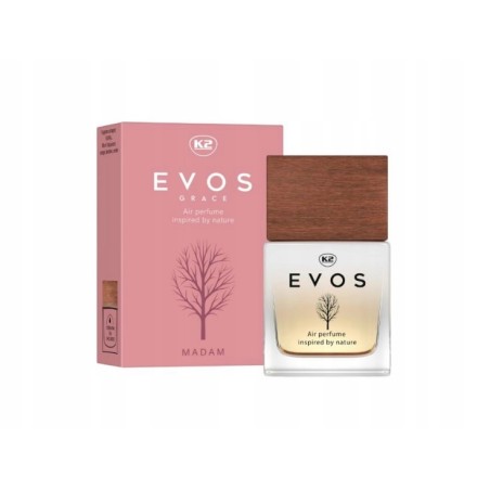 K2 ZAPACH EVOS V063 GRACE MADAM FLAKON 50ML. PERFUMY DO SAMOCHODU