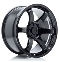 Japan Racing SL03 19x10,5 ET15-45 Blank Gloss Black komplet 4szt + ceramika