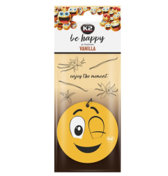 BE HAPPY VANILLA - Odświeżacz powietrza w formie zawieszki