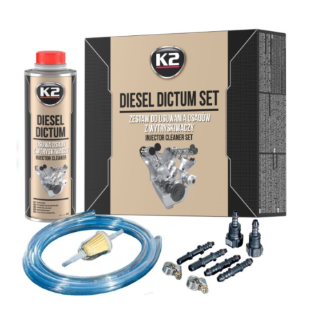 K2 DIESEL DICTUM 500ML SET - Zestaw do czyszczenia wtryskiwaczy