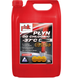PLAK PŁYN DO CHŁODNIC G12+ czerwony mieszalny 5L