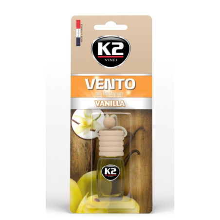 K2 VENTO WANILIA 8 ML - Elegancki odświeżacz w buteleczce