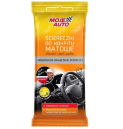 MOJE AUTO Ściereczki do kokpitu matowe WANILIA
