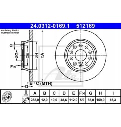 Tarcze i klocki tył ATE VW PASSAT B6 3.6 R36 4mot Tarcze i klocki tył ATE VW PASSAT B6 3.6 R36 4mot