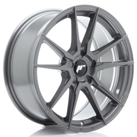 JR Wheels JR21 18x8 ET36 5x112 Hyper Gray