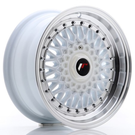 Japan Racing JR9 15x7 ET20 4x100 4x108 White komplet 4 sztuki + ceramika