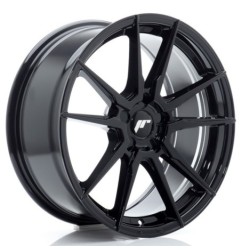 JR Wheels JR21 18x8 ET36 5x112 Gloss Black