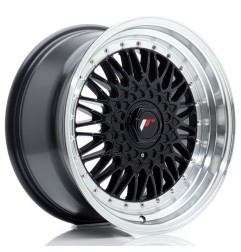 Japan Racing JR9 17x8,5 ET20-35 Blank Gloss Black w/ Machined Lip kpl 4szt