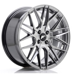 Japan Racing JR28 17x7 ET40 4x100 Hyper Black komplet 4 sztuki + ceramika