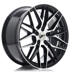 Japan Racing JR28 19x8,5 ET35 5x120 Gloss Black Machined 4szt + ceramika