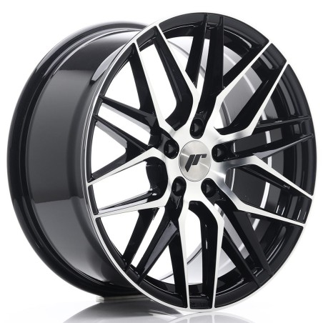 Japan Racing JR28 19x8,5 ET35 5x120 Gloss Black Machined 4szt + ceramika