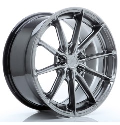 Japan Racing JR37 17x8 ET40 5x114,3 Hyper Black komplet 4 sztuki + ceramika