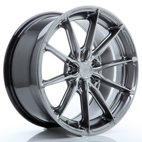Japan Racing JR37 17x8 ET40 5x114,3 Hyper Black komplet 4 sztuki + ceramika