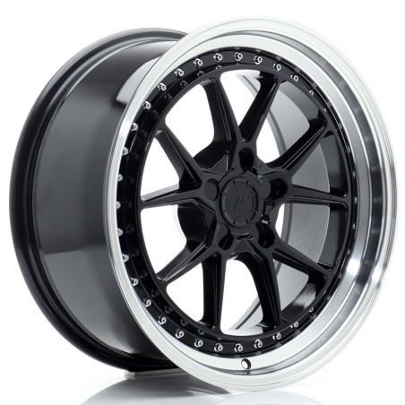 Japan Racing JR39 18x8,5 ET15-35 Blank Black Machined Lip 4 szt ceramika
