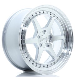 Japan Racing JR41 18x8,5 ET15-35 Blank Silver Machined Face 4szt + ceramika