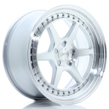 Japan Racing JR41 18x8,5 ET15-35 Blank Silver Machined Face 4szt + ceramika