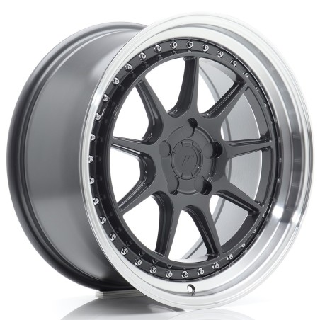 Japan Racing JR47 18x8,5 ET15-35 Blank Hyper Gray Machined Lip kpl ceramika