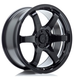 Japan Racing SL03 19x8,5 ET20-42 Blank Gloss Black komplet 4szt + ceramika