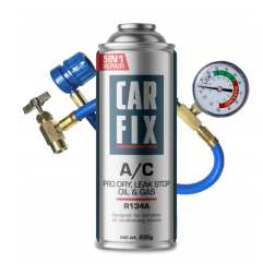 CARFIX CARFIX 5in1 - GAZ DO KLIMATYZACJI R134A CZYNNIK CHŁODNICZY R134a + PRZEWÓD