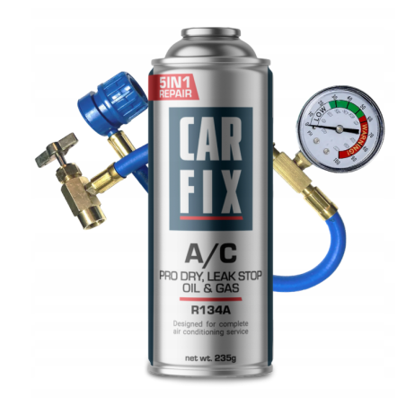 CARFIX CARFIX 5in1 - GAZ DO KLIMATYZACJI R134A CZYNNIK CHŁODNICZY R134a + PRZEWÓD