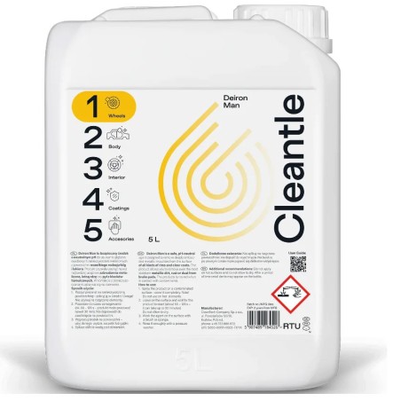 CLEANTLE DEIRON MAN DEIRONIZER DO LAKIERU 5000ML