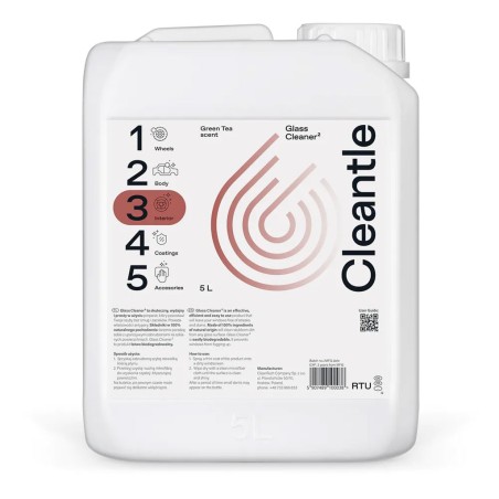 CLEANTLE GLASS CLEANER PŁYN DO MYCIA SZYB 5000ML