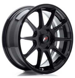 JR Wheels JR11 17x7 ET20-38 BLANK Gloss Black