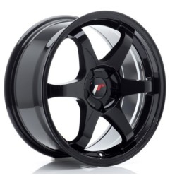 JR Wheels JR3 17x8 ET20-35 BLANK Gloss Black