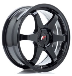 JR Wheels JR3 17x7 ET20-42 BLANK Gloss Black